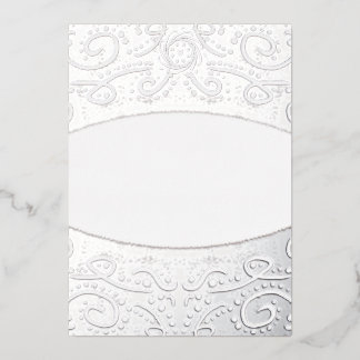 Invitation En Aluminium Carton d'invitation de mariage floral en batik roy
