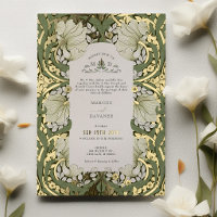 Carton d'invitation en papier d'aluminium de Willi
