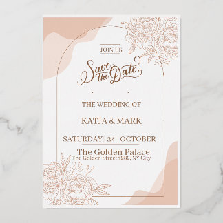 Invitation En Aluminium Cartons d'invitation de mariage