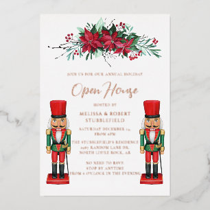 Invitation En Aluminium Casse-noisette de jouet de fête de Noël en famille
