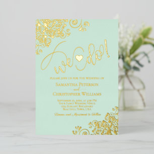 Invitation En Aluminium C'Est Ce Que Nous Faisons ! Monnaie Mariage modern