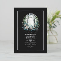 Château de fantasy sombre Fenêtre Gothique Mariage