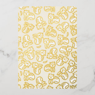 Invitation En Aluminium Chats plus bananes