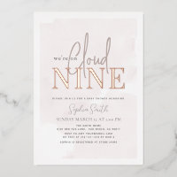 Cloud 9 Ciel clair Aquarelle Ciel Baby shower fill