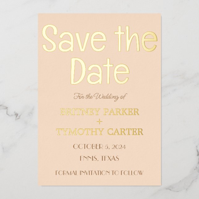 Invitation En Aluminium Code QR moderne Photo Champagne Script Mariage (Recto)
