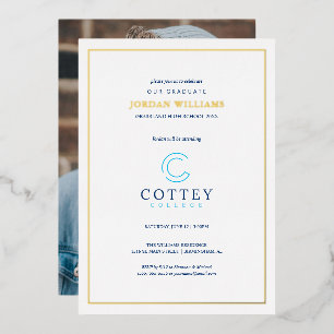 Invitation En Aluminium Collège Cottey