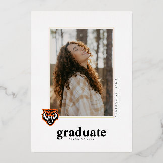 Invitation En Aluminium Conception d'esprit des Bengals de l'Université d'