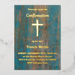 Invitation En Aluminium Confirmations