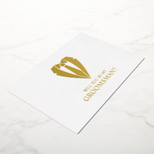 Invitation En Aluminium Costume de mariage doré personnalisé Proposition d