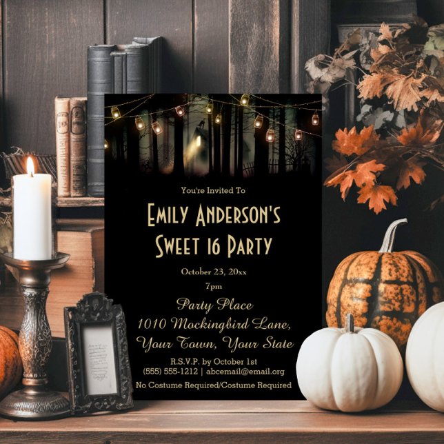 Invitation En Aluminium Costume de pot Mason de maison hantée Halloween Sw (Créateur téléchargé)