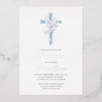 Croix bleue Saint-Esprit Confirmation