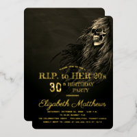 Déplaisante crâne de cheveux RIP à sa fête d'anniv