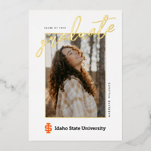 Invitation En Aluminium Design officiel du logo de l'Université d'État d'I