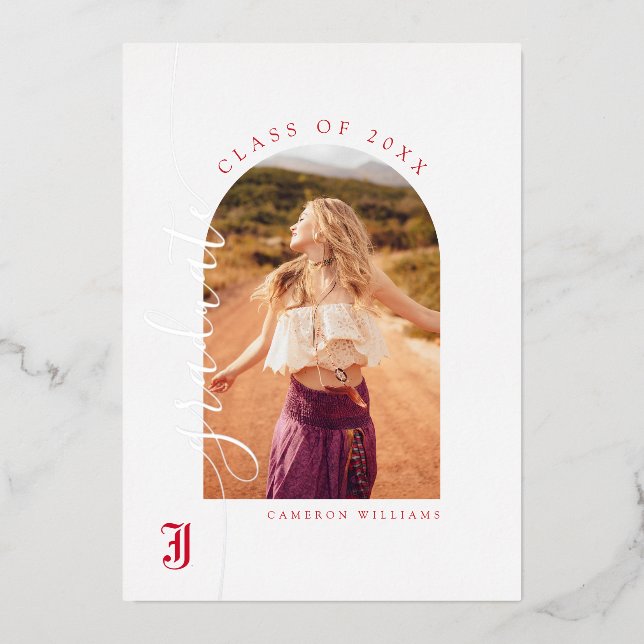 Invitation En Aluminium Diplôme de l'Université d'État de Jacksonville (Recto)