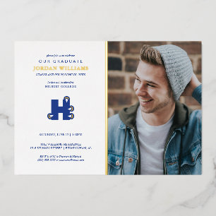 Invitation En Aluminium Diplômés de Hilbert College