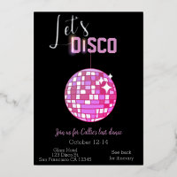 Disco Bachelorette Dernière Danse Neon