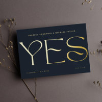 Économie de date de mariage en typographie bleue m
