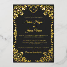 Élégant botanique à feuille d'or véritable