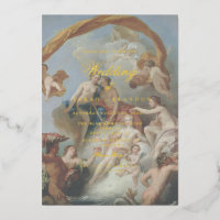 Élégant Classique Peinture Ancienne Mariage
