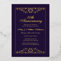 Elégant Mariage de Diamant 50 Ans Noces