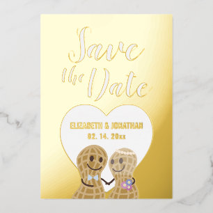 Invitation En Aluminium Elégant Mariage photo moderne Couple Enregistrer L