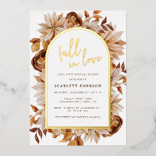 Invitation En Aluminium Élégante Baby Shower de Mariée