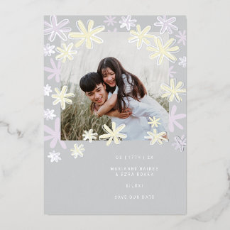 INVITATION EN ALUMINIUM ENREGISTRER LA DATE