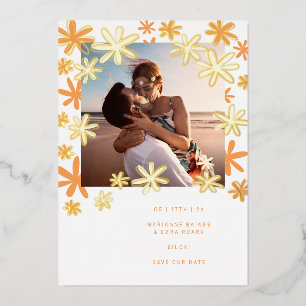 INVITATION EN ALUMINIUM ENREGISTRER LA DATE