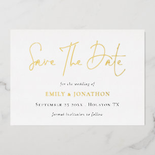 Invitation En Aluminium Enregistrer la date du code QR Script Mariage Réel