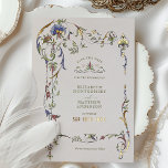Invitation En Aluminium Enregistrer La Date Vintage Victorian Floral Maria<br><div class="desc">Save the date! Foil Vintage invitation de mariage victorien dans un design floral, romantique et fantaisiste. Des plats victoriens complètent les polices Art Déco classiques. Entrez vos informations personnalisées, et vous avez terminé. Si vous souhaitez modifier la conception, cliquez sur le bouton bleu "Customiser". Merci tellement pour considérer mon design...</div>