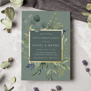 Invitation En Aluminium Eucalyptus & Sage