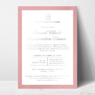 Invitation En Aluminium Événement d'entreprise personnalisé de l'entrepris