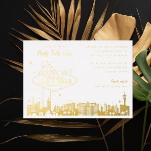 Invitation En Aluminium Événement spécial sur le panneau de Las Vegas