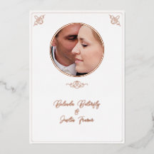 Faire carton couple ligne d'invitation de mariage