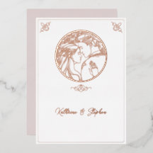 Faire carton d'invitation de mariage pour couple