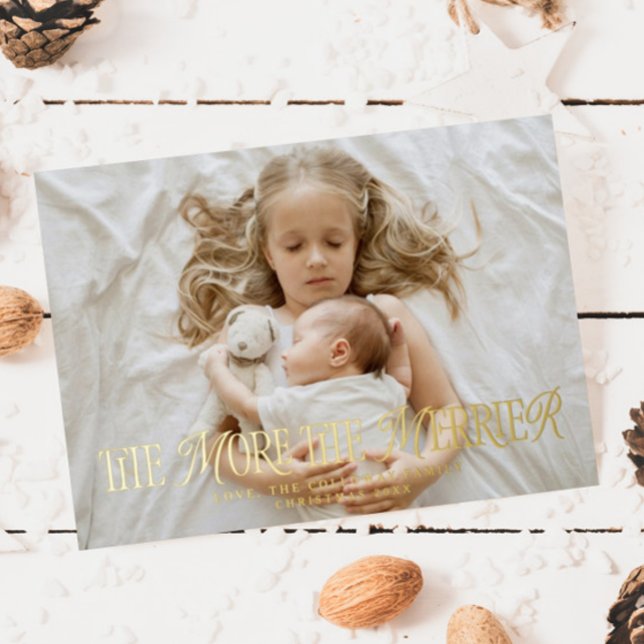 Invitation En Aluminium Faire la fête pour bébé à Noël (Créateur téléchargé)