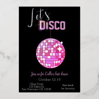 Faisons la Disco Dernière Danse de Fiançailles Néo