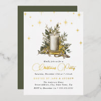 Festive Chandelle Shimmer Noël léger