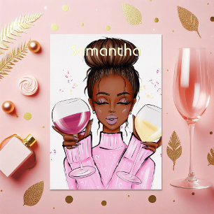 Invitation En Aluminium Fête d'anniversaire à thème viticole