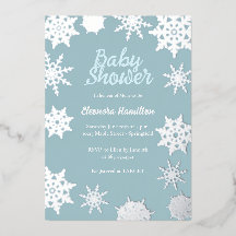 Fête de bébé d'hiver