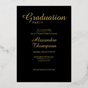 Invitation En Aluminium Fête de fin d'études en médecine vétérinaire éléga
