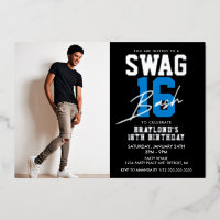 Fête des 16 ans Blue Swag