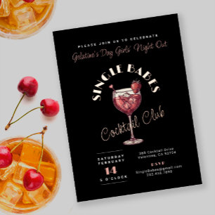 Invitation En Aluminium Fête des célibataires Saint-Valentin Cocktail Part