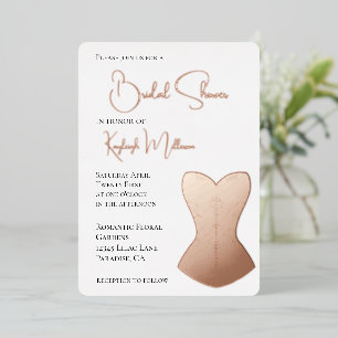 Invitation En Aluminium Fête des mariées rose Glam Pearl Deux Coeurs