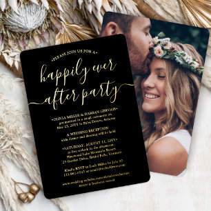 Invitation En Aluminium Fête DIY Color Joyeuxement Après Mariage 1 Photo