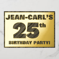 Fête du 25e anniversaire — Gras, Faux Wood Grain T