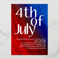 Fête du 4 juillet étoiles en papier d'aluminium In