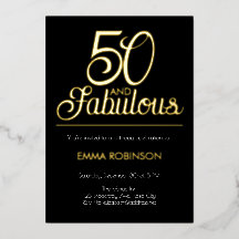 Feuille d'or "50 et Fabuleux" Cinquantième Anniver