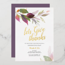 Feuilles aquarelles de Thanksgiving de campagne ru