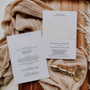 Invitation En Aluminium Finition romantique en feuille d'aluminium pour le